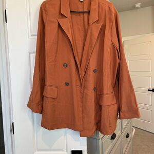 a new day Women's Rust Blazer